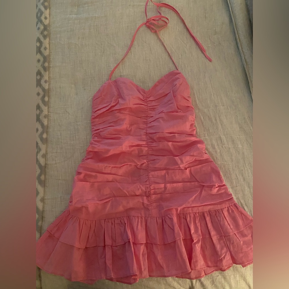 white fox boutique candy pink mini dress!